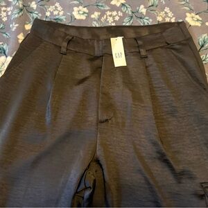 GAP Charcoal Satin Trousers